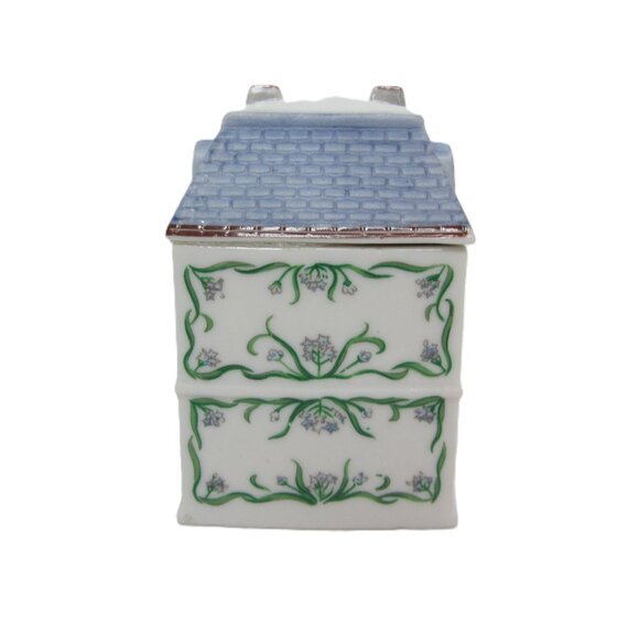 Original Lenox Spice Village Garlic Spice Jar Cottage House Ceramic - Picture 3 of 8